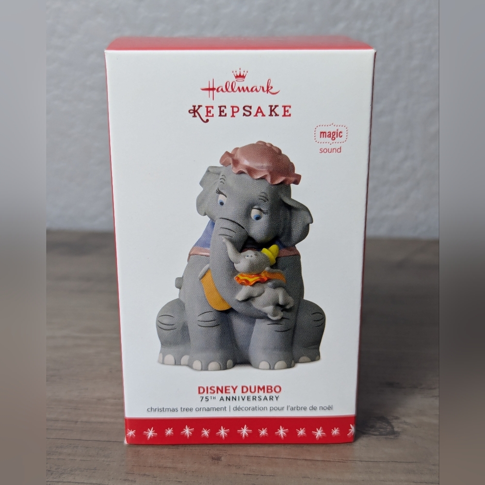 Hallmark Disney Dumbo 75th Anniversary Magic Sound Ornament